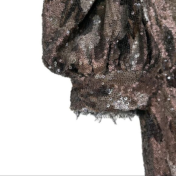 ZADIG & VOLTAIRE Royal Sequin Camo-Print A-Line Mini Dress Size XS NWT - Picture 10 of 12